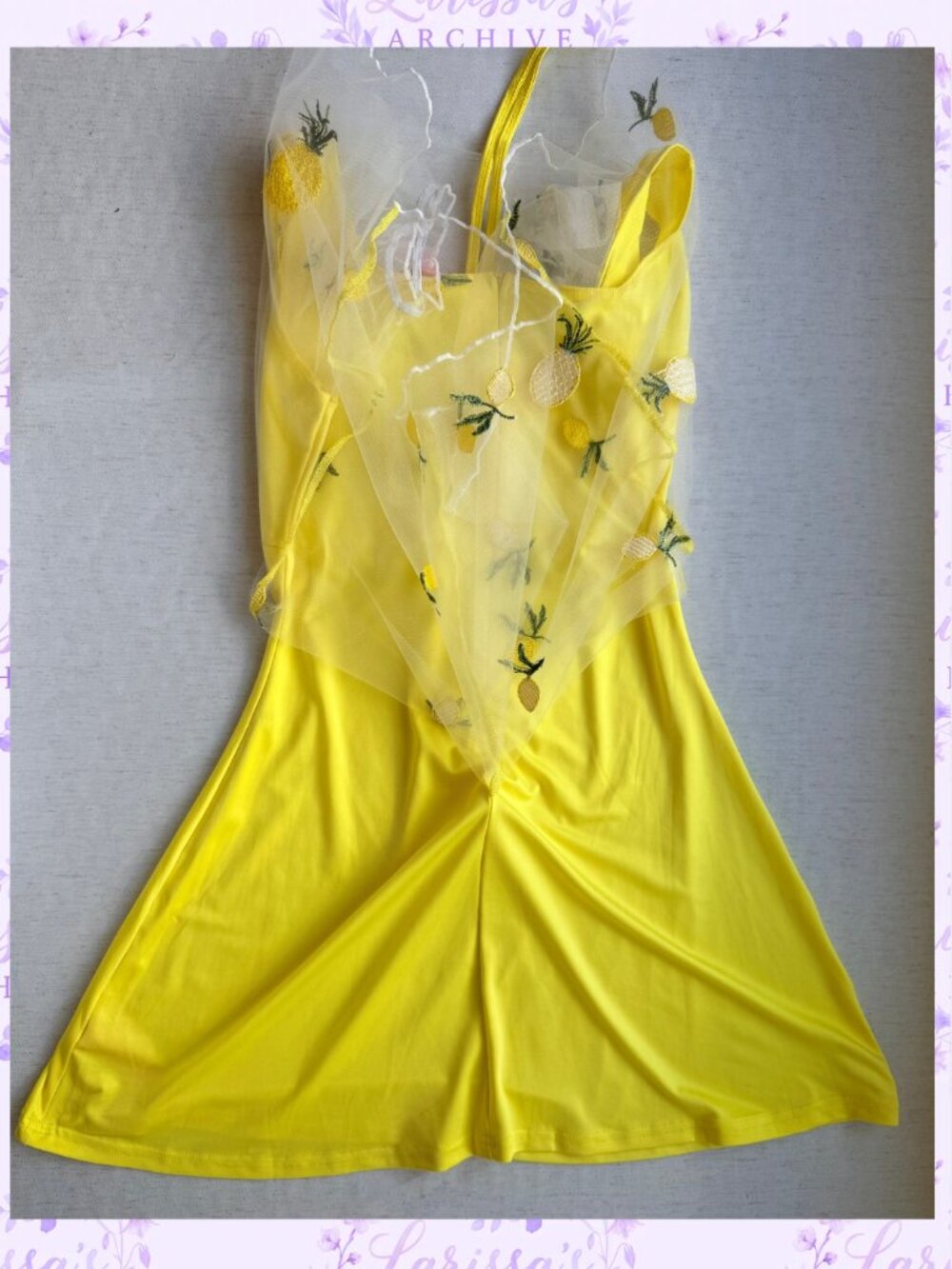 Sugar Thrillz by Dolls Kill I Got The Juice Embroidered Babydoll Dress | Size XS - Picture 11 of 16
